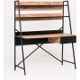 Nova skrivbord 125x55 cm - Brun/svart