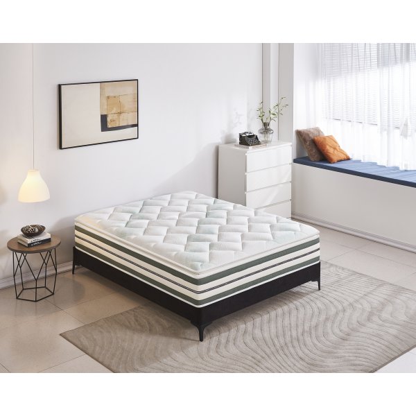 Matras met ingebouwde matrasbeschermer - Pocketsysteem 5-zone Matras met ingebouwde matrasbeschermer - Pocketsysteem 5-zone