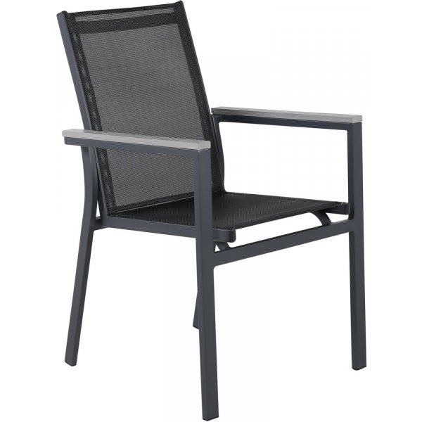 Parma matstol - Svart/Grå Parma matstol - Svart/Grå