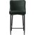 Tabouret de bar Carrie en velours vert SH 77 cm