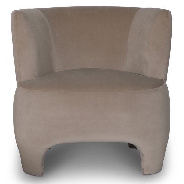 Combo fåtölj i beige sammet Combo fåtölj i beige sammet