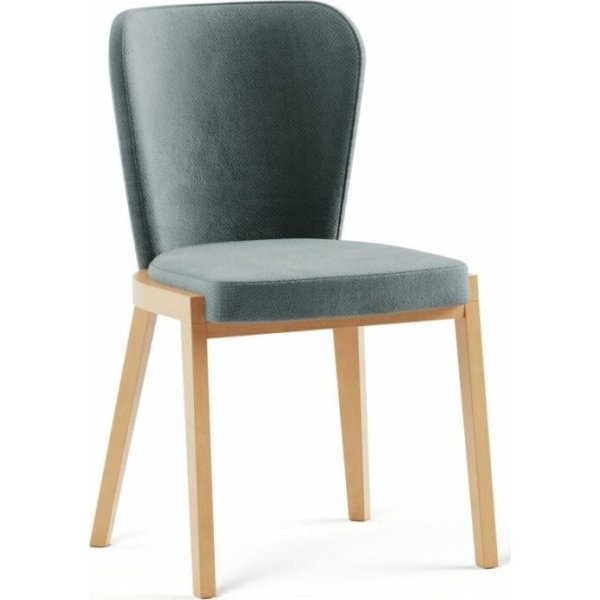 Chaise de salle  manger Lava - Couleur optionnelle du cadre et du rembourrage