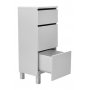 Box byr 3 ldor - Vit