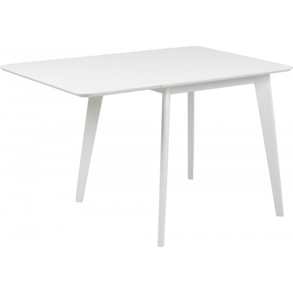 Table à manger Roxby 80-120 cm - Blanc Table à manger Roxby 80-120 cm - Blanc