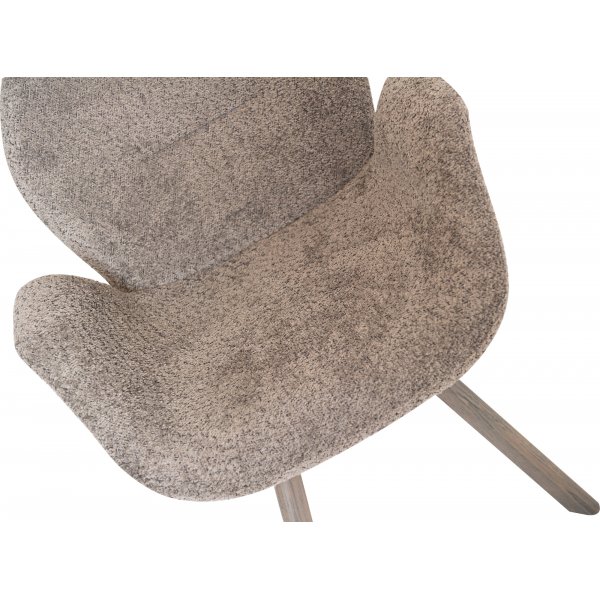 Chaise de salle  manger Bjerke - Taupe/gris