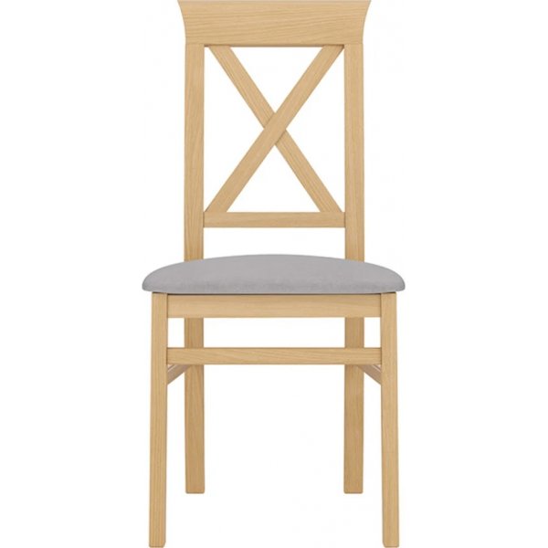 Chaise de salle  manger Allan - Gris/chne