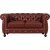 Chesterfield soffa 2-sits i brunt PU Chesterfield soffa 2-sits i brunt PU