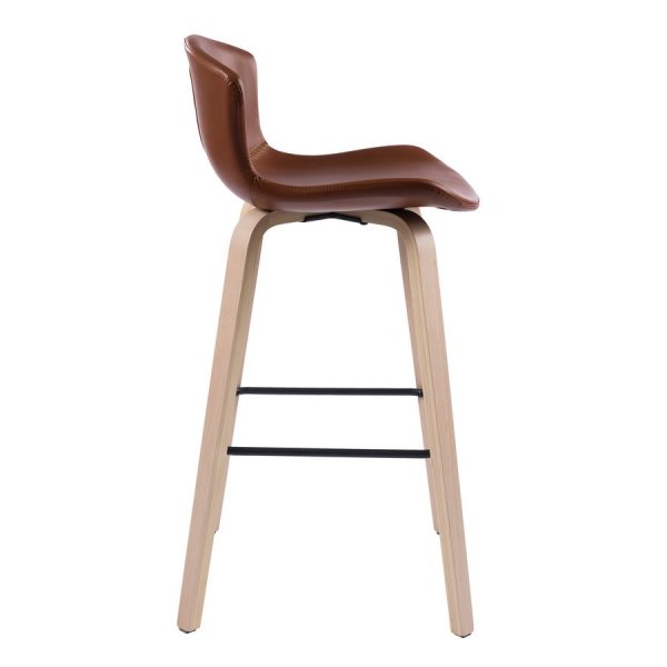 Tabouret de bar Kine - Marron vintage Tabouret de bar Kine - Marron vintage