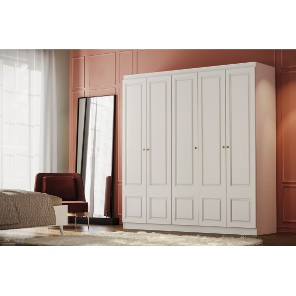 Armoire Inci 175 x 50 x 182 cm - Blanc Armoire Inci 175 x 50 x 182 cm - Blanc