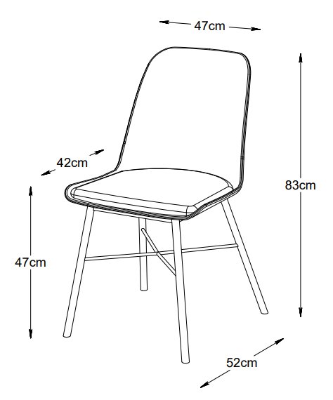 Oman ljusgrön stol med sittdyna Oman ljusgrön stol med sittdyna