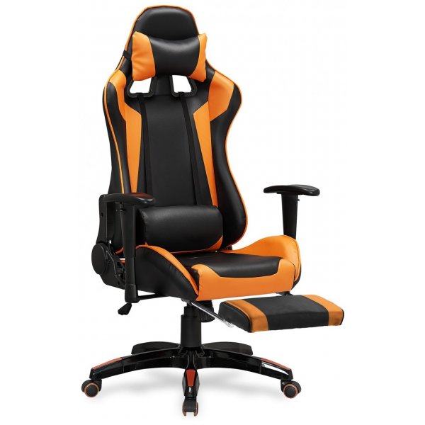 Jayde 2 spelstol Deluxe - Svart/orange