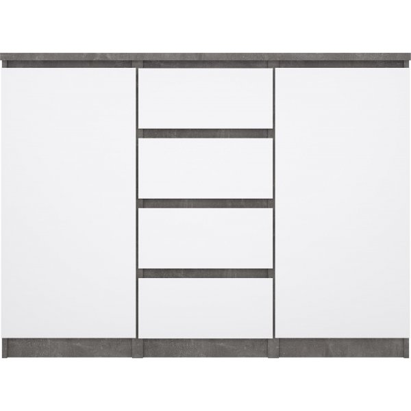 Buffet Naia - Béton/blanc Buffet Naia - Béton/blanc