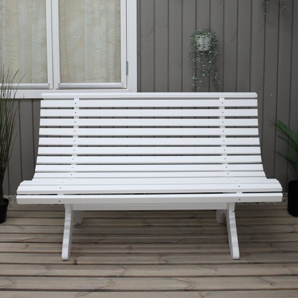 Lillesand sittbnk - Vit