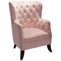 Chesterfield Fåtölj Sir Nelson - Rosa Sammet Chesterfield Fåtölj Sir Nelson - Rosa Sammet