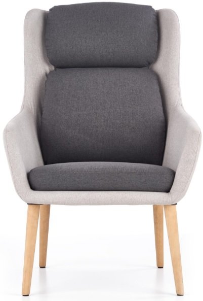 Fauteuil Walter - Gris (Tissu) Fauteuil Walter - Gris (Tissu)