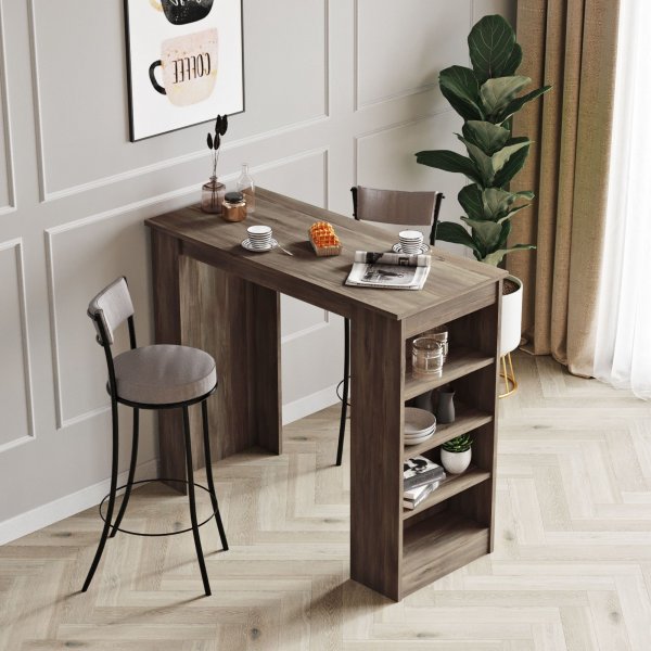 Style barbord 120 x 51,6 cm - Brun