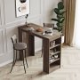 Style barbord 120 x 51,6 cm - Brun