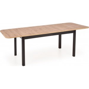 Table  manger extensible Bloom 90x160-240 cm - Chne / Noir