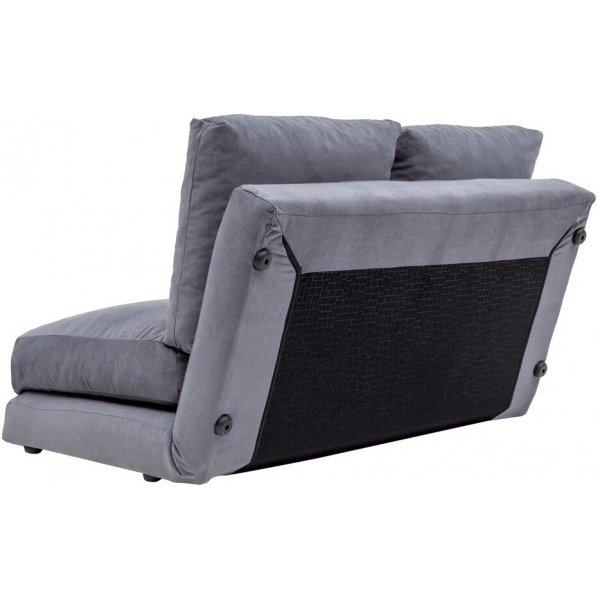 Taida 2-zits slaapbank - Grijs + Textielreiniging voor meubels Taida 2-zits slaapbank - Grijs + Textielreiniging voor meubels