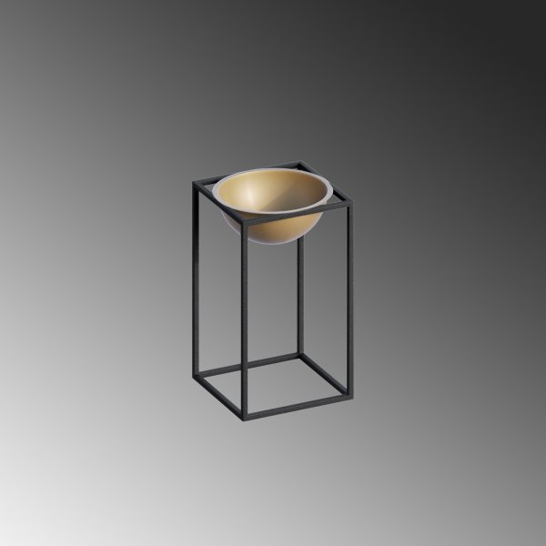 Pot Plato 22 - Noir/or Pot Plato 22 - Noir/or