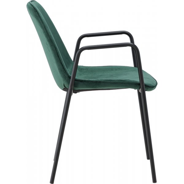 Chaise de salle à manger Klädesholmen - Noir/vert foncé Chaise de salle à manger Klädesholmen - Noir/vert foncé