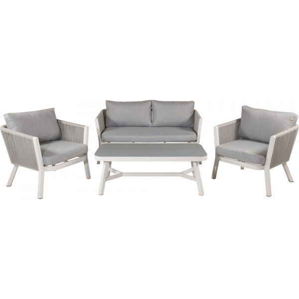 Groupe de canapés Virya - Gris/Blanc Groupe de canapés Virya - Gris/Blanc
