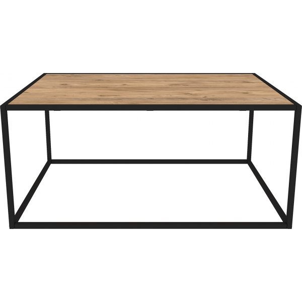 Coruna soffbord Ek/svart - 90 x 50 cm