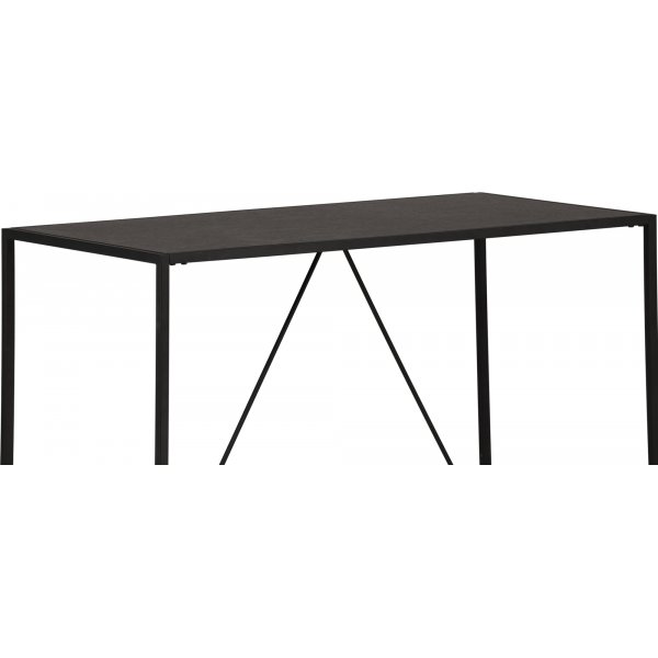 Brea barbord 120 x 60 cm - Svart