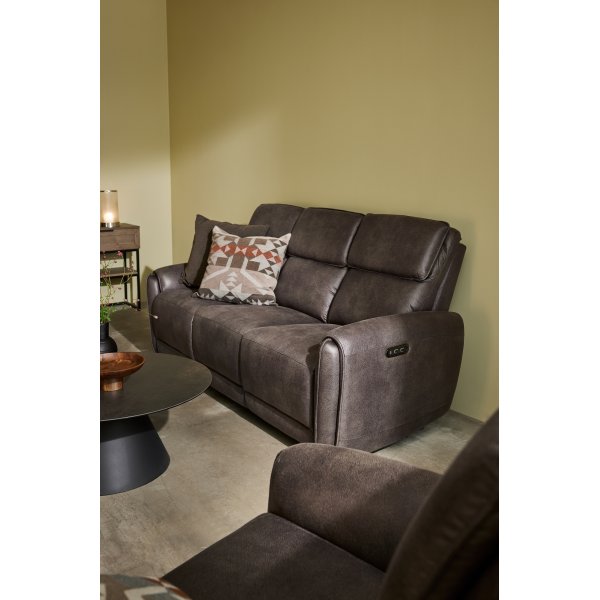 Alice 3-sits reclinersoffa - Brun Alice 3-sits reclinersoffa - Brun