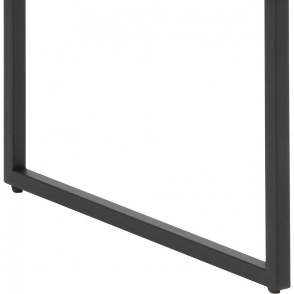 Seaford skrivbord med lda 110x45 cm - Ek/svart