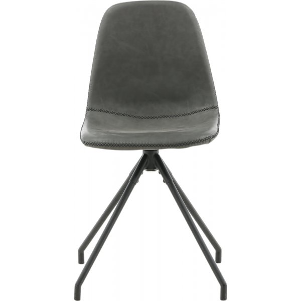 Bridge snurrbar matstol - Svart PU Bridge snurrbar matstol - Svart PU