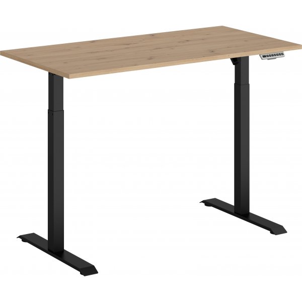 Bureau réglable électriquement 160 x 70 cm - Chêne Bureau réglable électriquement 160 x 70 cm - Chêne