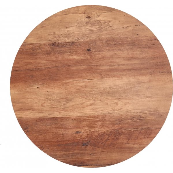 Table basse Aubergine Ø50 cm - Noyer/noir Table basse Aubergine Ø50 cm - Noyer/noir