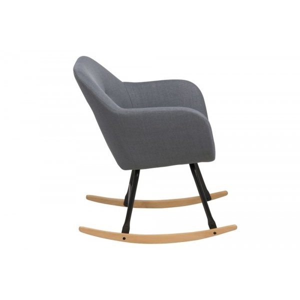 Chaise berante Emilia - Gris fonc