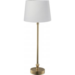 Lampe de table Liam - Blanc/laiton - 59 cm