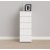 Commode slim Nova  5 tiroirs - Blanc + Kit d\\\'entretien des meubles pour textiles