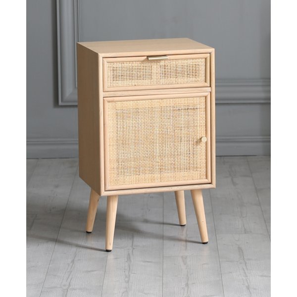 Sngbord i rotting/ek - Stockholm + Mbeltassar