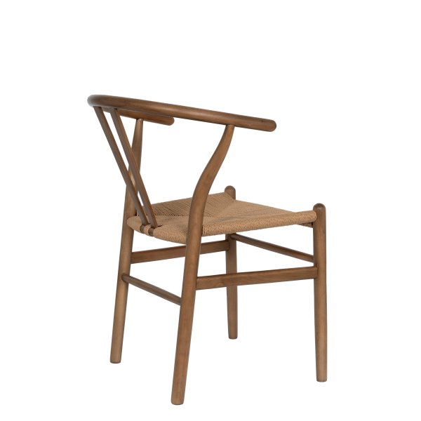 Brandon stol i valnöt med repsits Brandon stol i valnöt med repsits