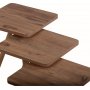 Triple satsbord 34 x 34 cm - Furu
