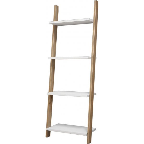 Bibliothèque Fayko - Blanc/saphir Bibliothèque Fayko - Blanc/saphir