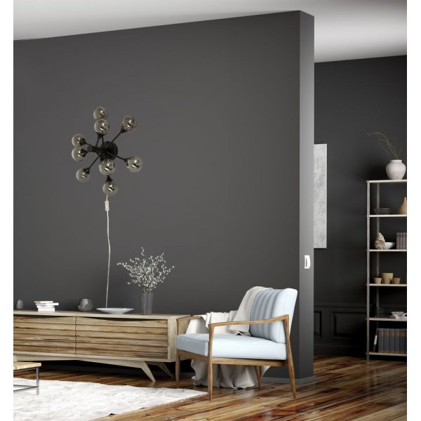 Cosmos väggplafond - Svart/rökgrå Cosmos väggplafond - Svart/rökgrå