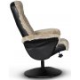 Times ftlj med fotpall (Recliner) - Beige frskinn + Flckborttagare fr mbler