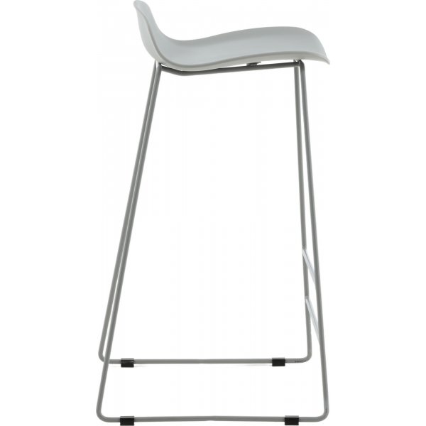 Tabouret de bar Cool - Plastique gris Tabouret de bar Cool - Plastique gris