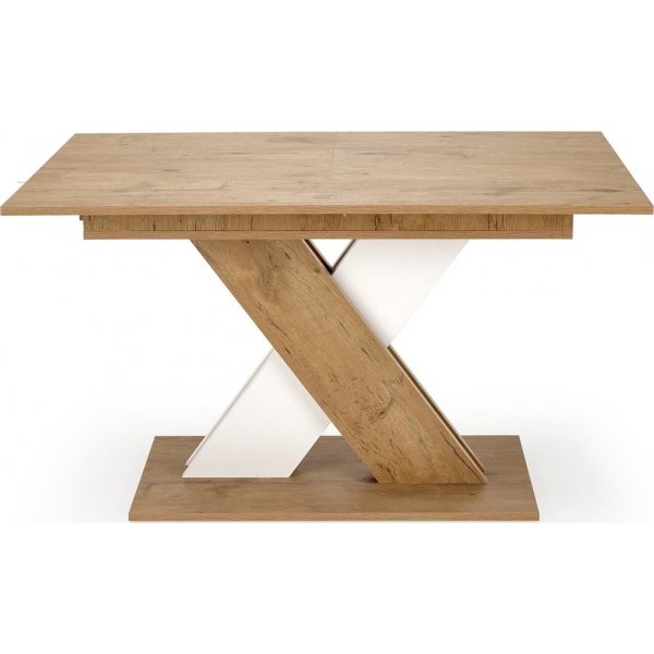 Table à manger River 130-175 cm - Lancelot chêne/blanc Table à manger River 130-175 cm - Lancelot chêne/blanc