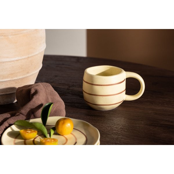 Kutie kaffekopp Ø9 cm - Beige/brun Kutie kaffekopp Ø9 cm - Beige/brun