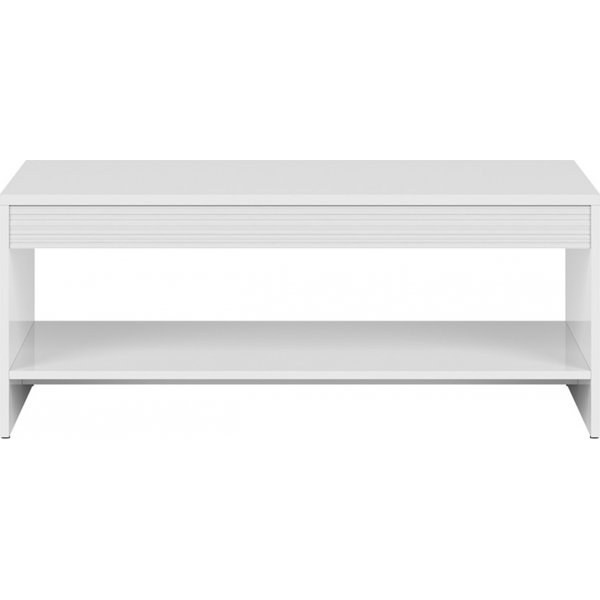 Flames soffbord 110 x 65 cm - Vit Flames soffbord 110 x 65 cm - Vit