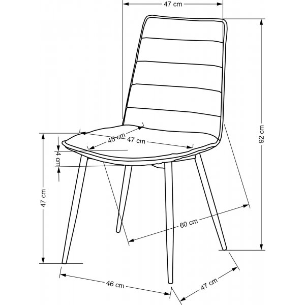 Cadeira matstol 493 - Beige Cadeira matstol 493 - Beige