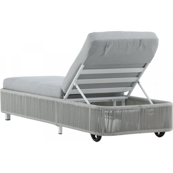 Virya solsäng - Grå/Vit Virya solsäng - Grå/Vit