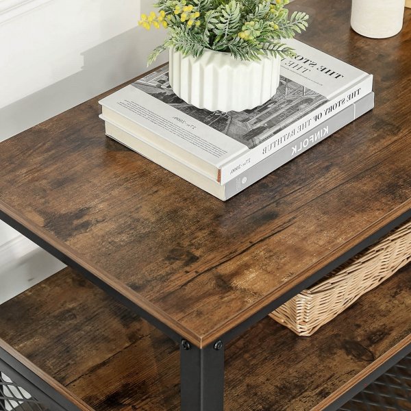 Maxwell TV-bnk 140 cm - Brun/svart