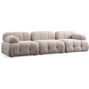 Petite 3-sits soffa - Cream